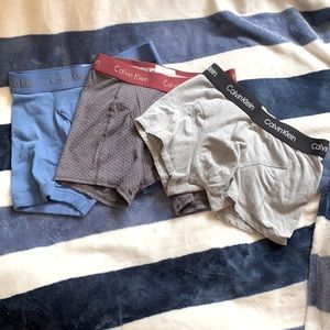 3 Calvin Klein Boxer Briefs, Size M
